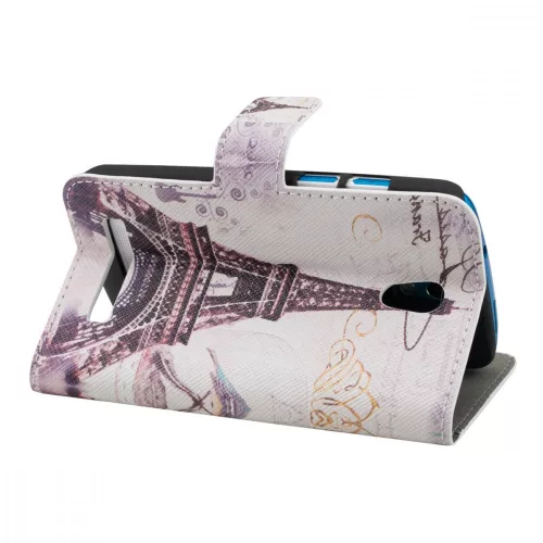 Husa HTC Desire 500, Piele ecologica, Multicolor, 19038.01