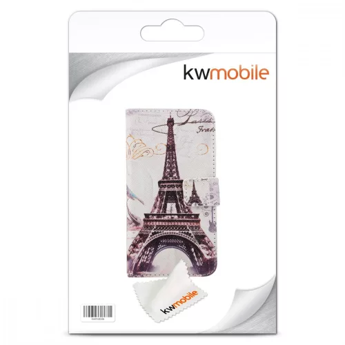 Husa HTC Desire 500, Piele ecologica, Multicolor, 19038.01