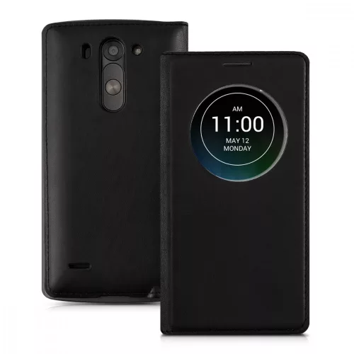 Husa LG G3 S, Piele ecologica, Negru, 21967.01