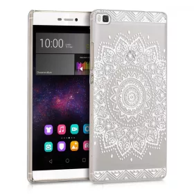 Husa Huawei P8, Policarbonat, Alb, 34409.03