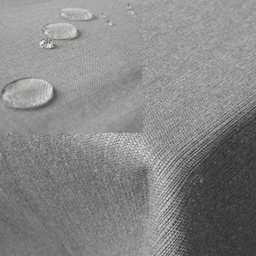 Fata de masa Leinenlook Jemidi, 135 x 200 cm, Gri, Poliester, 55262.25.08