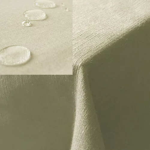 Fata de masa Leinenlook Jemidi, 110 x 140 cm, Bej, Poliester, 55262.15.03