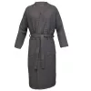 Halat de baie Waffle Pique unisex Homelevel, M, Gri, Bumbac organic, 54916.73.2