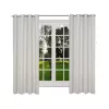 Draperie opaca cu inele Jemidi, 140 x 175 cm, Gri, Poliester, 55282.25.01