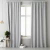 Set 2 Draperii Lola cu rejansa Jemidi, 140 x 250 cm, Gri, Poliester, 55308.25.02