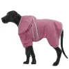 Halat de baie pentru caini Homelevel, XL, Roz, Bumbac, 54844.10.4