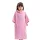 Poncho de baie pentru copii Homelevel, 3-5 ani, Roz, Bumbac organic, 54980.44