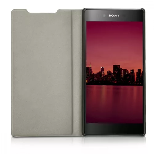 Husa Sony Xperia Z5 Premium, Piele ecologica, Roz, 35010.08