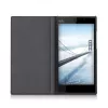 Husa Wiko Ridge Fab, Piele ecologica, Albastru, 32189.23