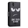 Husa Wiko Birdy, Piele ecologica, Negru, 35604.01