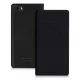 Husa Wiko Fever, Piele ecologica, Negru, 35967.01