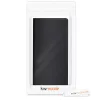 Husa Wiko Fever, Piele ecologica, Negru, 35967.01
