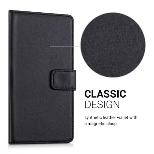 Husa LG V10, Piele ecologica, Negru, 36048.01