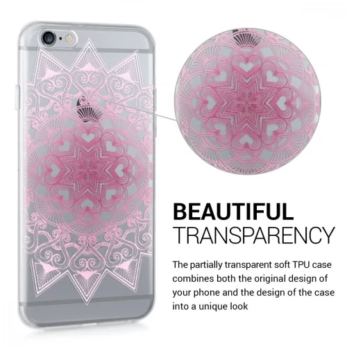 Husa Apple iPhone 6 / iPhone 6s, Silicon, Roz, 35166.08