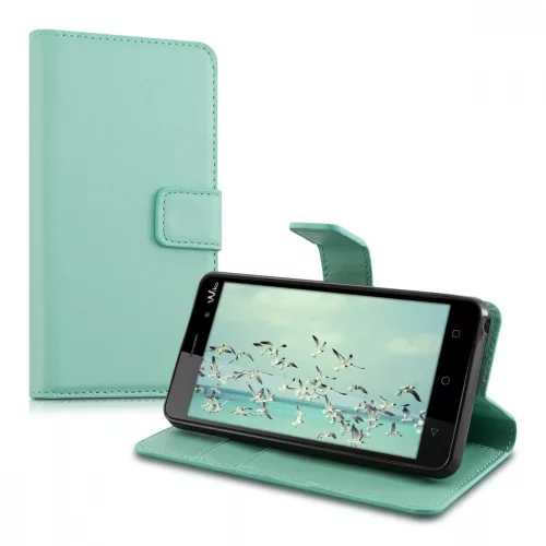 Husa Wiko Lenny 3, Piele ecologica, Verde, 37334.71