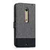 Husa Motorola Moto X Style, Textil, Gri, 38313.22