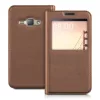 Husa Samsung Galaxy J1 (2016), Piele ecologica, Maro, 38403.54