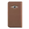 Husa Samsung Galaxy J1 (2016), Piele ecologica, Maro, 38403.54