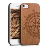 Husa Apple iPhone 5 / iPhone 5s / iPhone SE, Lemn, Maro, 38451.24