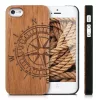 Husa Apple iPhone 5 / iPhone 5s / iPhone SE, Lemn, Maro, 38451.24