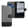 Husa ZTE Blade V7, Textil, Gri, 38682.22