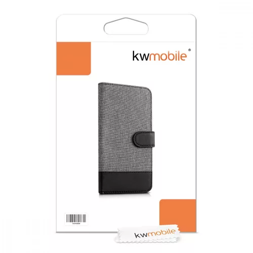 Husa ZTE Blade V7, Textil, Gri, 38682.22