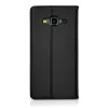 Husa Samsung Galaxy J5, Piele naturala, Negru, 39196.01