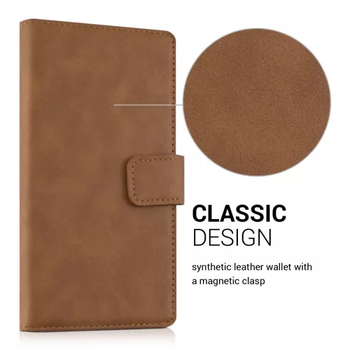 Husa Wiko Pulp, Piele ecologica, Maro, 36145.83