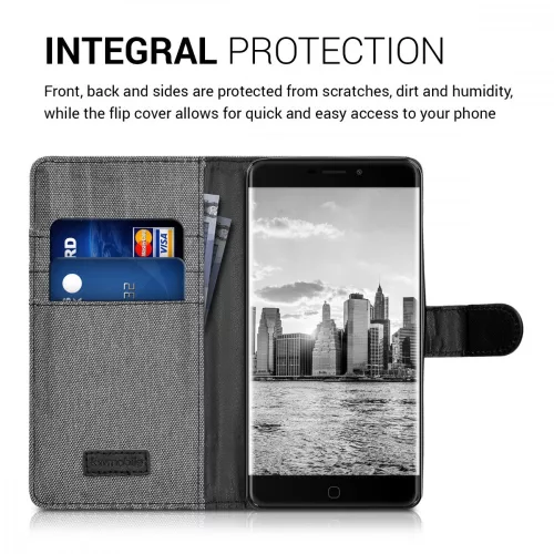 Husa Elephone P9000, Textil, Gri, 39258.22