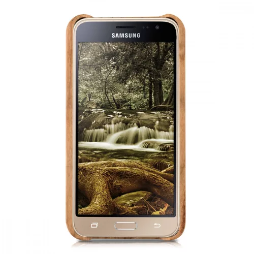 Husa Samsung Galaxy J3 (2016), Lemn, Maro, 38160.24