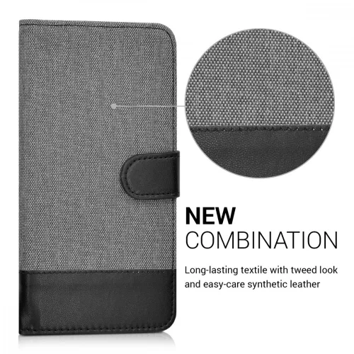 Husa Blackberry DTEK50, Textil, Gri, 39325.22