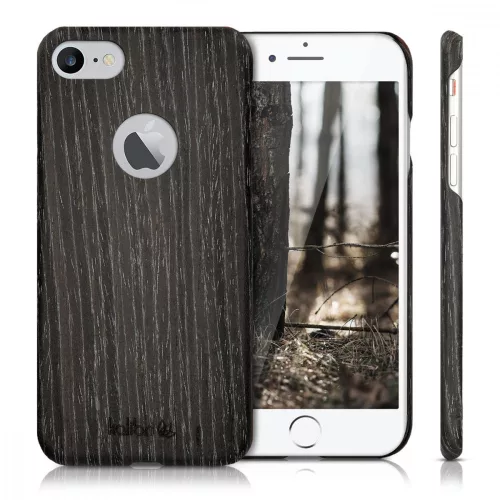 Husa Apple iPhone 8 / iPhone 7 / iPhone SE 2, Lemn, Gri, 39343.73