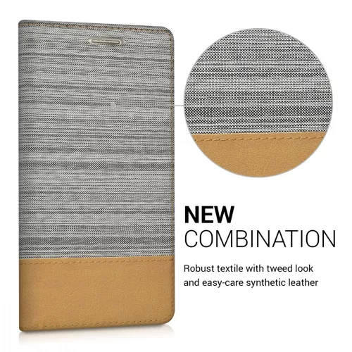 Husa Huawei Honor 4C, Textil, Gri, 35841.03