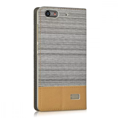 Husa Huawei Honor 4C, Textil, Gri, 35841.03