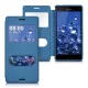 Husa Sony Xperia M4 Aqua, Piele ecologica, Albastru, 37417.17
