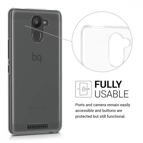 Husa BQ Aquaris U Plus, Silicon, Transparent, 39899.03
