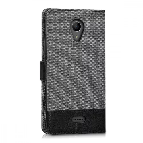 Husa Wiko Freddy, Textil, Gri, 39953.01