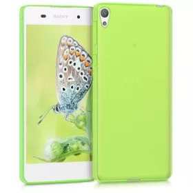Husa Sony Xperia E5, Silicon, Verde, 40243.07