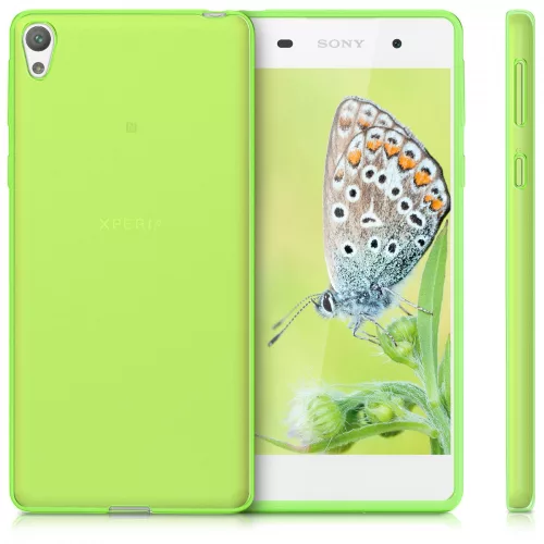 Husa Sony Xperia E5, Silicon, Verde, 40243.07