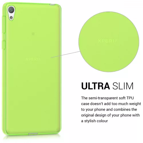 Husa Sony Xperia E5, Silicon, Verde, 40243.07