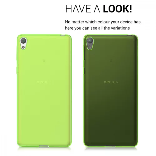 Husa Sony Xperia E5, Silicon, Verde, 40243.07