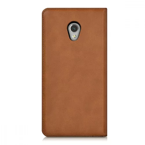 Husa ZTE Blade V7, Piele ecologica, Maro, 38684.83