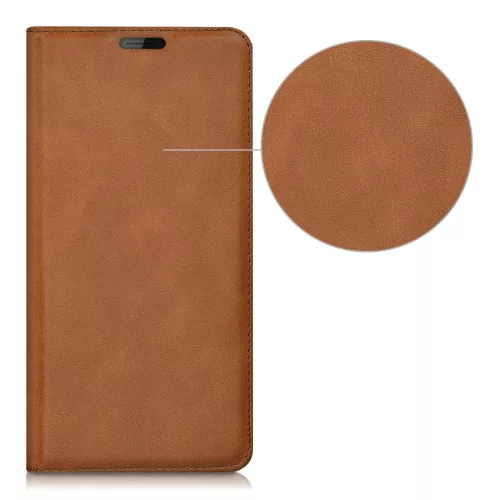 Husa ZTE Blade V7, Piele ecologica, Maro, 38684.83