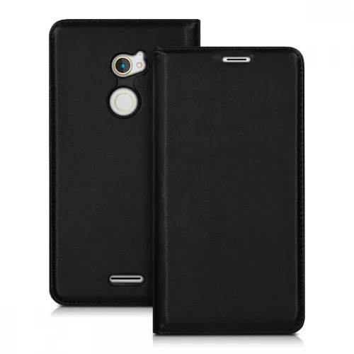 Husa Coolpad Torino, Piele ecologica, Negru, 40287.01