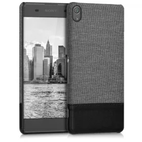 Husa Sony Xperia XA, Textil, Gri, 40421.22