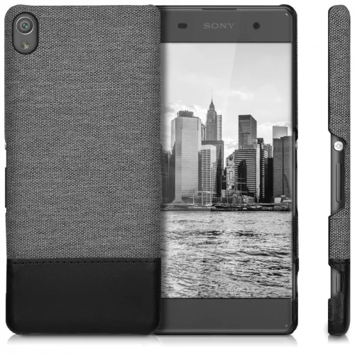 Husa Sony Xperia XA, Textil, Gri, 40421.22