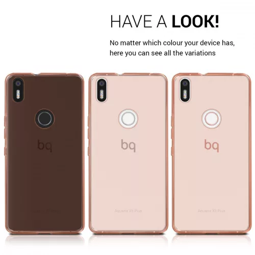 Husa BQ Aquaris X5 Plus, Silicon, Roz, 37528.81