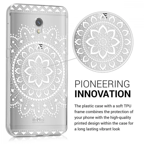 Husa ZTE Blade V7, Silicon, Alb, 38685.06