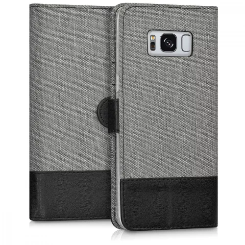 Husa Samsung Galaxy S8, Textil, Gri, 40984.22