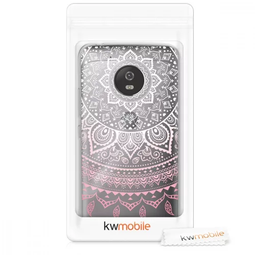 Husa Motorola Moto G5, Silicon, Roz, 41084.01